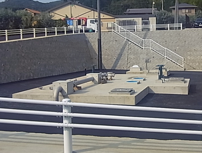 花平ポンプ場貯水槽工事