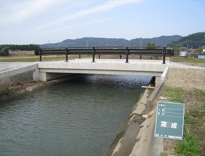 細江下村5-51号線スラフ橋工事