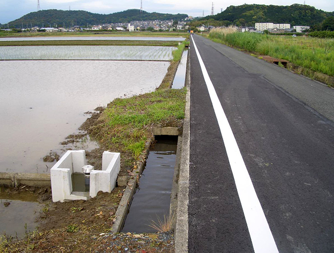 農業用水管路敷設及び取水施設工事